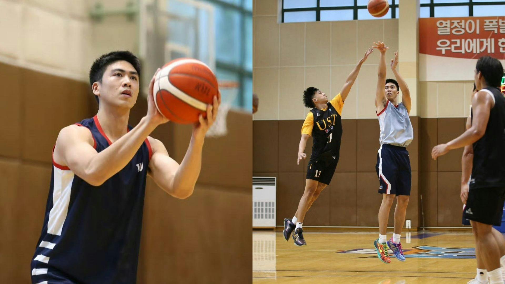 Will Navarro sees action in Busan KCC Egis’ tune-up win vs UST Growling Tigers 